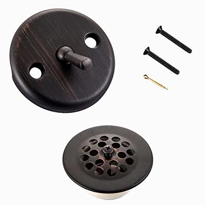 Bathtub Shoe Grid/Strainer Cover 2-7/8 in. Matching Screw for Use with Trip  Lever Style Drain Assembly