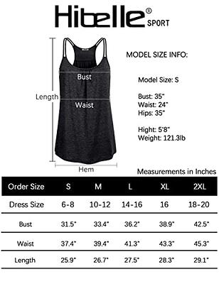 Hibelle Tank Tops for Women with Built in Bra, Workout Yoga Padded Sports  Bras Trendy Tanks Casual Loose Fit Summer Training Cycling Riding Gym  Running Jogging Shirts Black Medium - Yahoo Shopping