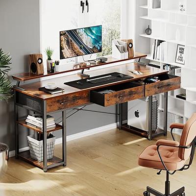  ODK Computer Writing Desk 55 inch, Sturdy Home Office