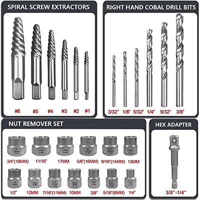 TR TOOLROCK 49-Piece Easy Out Screw Extractor Bolt Extractor Set