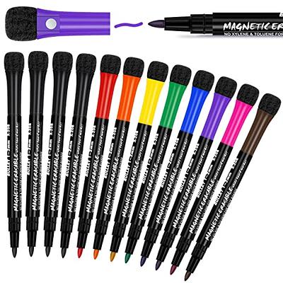 Magnetic Dry Erase Markers Fine Tip, 16-Pack Whiteboard Markers