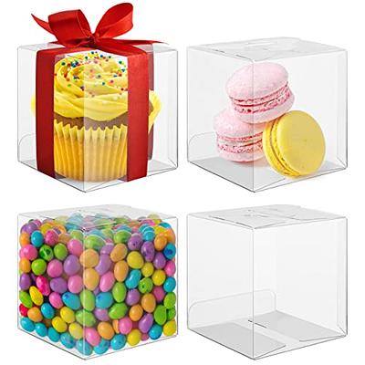 Gift Boxes, Clear Plastic Favor Box, 3x3x3 Inch, 50 Pack, Transparent,  Small, Square, Storage Bins, Empty Boxed Containers, Wedding, Party,  Birthday Present, Candy, Cookie, Cupcake, Jewelry - Yahoo Shopping