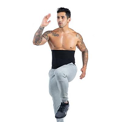 Kewlioo Men's Heat Trapping Waist Toner - Waist Trimmer Trainer Belt for Men  - Comfortable & Discreet Waist Slimming Thermo Sauna Belt, Neoprene-Free  Waist Cincher (Black, Medium) - Yahoo Shopping