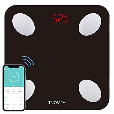 ABYON Bluetooth Smart Bathroom Scale for Body Weight Digital Body Fat Scale,Auto  Monitor Body Weight,Fat,BMI,Water, BMR, Muscle Mass with Smartphone  APP,Fitness Health Scale