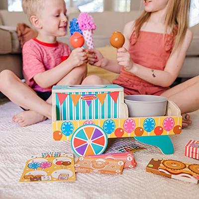 Melissa & Doug Fun at The Fair! Wooden Carnival Candy Tabletop Cart and Play  Food Set - Wooden Toy, Hands On Play for Toddlers, for Boys and Girls 3+ -  Yahoo Shopping