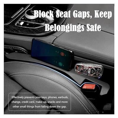 2pcs Car Seat Gap Filler, Universal Car Seat Gap Plug To Fill The Gap  Between Seat And Console Stop Things Dropping Blocker