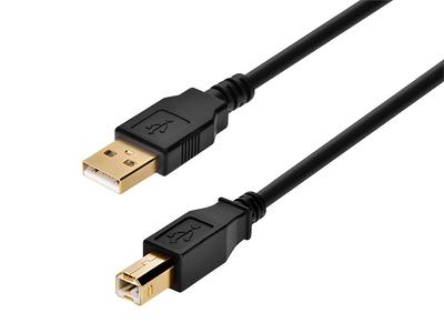 Monoprice USB-A to Micro USB-B 2.0 Cable - 5-Pin 28/28AWG Black 3ft 