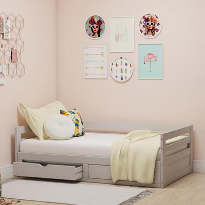 Twin to King Melody Day Kids' Bed with Storage Chestnut - Bolton Furniture