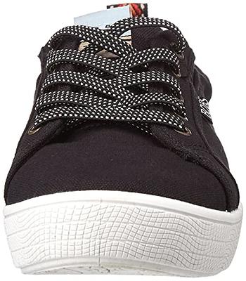 Skechers Women's Sneaker, Black Canvas, 9 - Yahoo Shopping