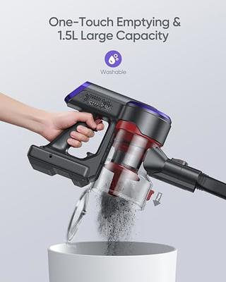  BuTure Cordless Vacuum Cleaner, 38Kpa 450W Stick Vacuum with  Brushless Motor, Anti-Tangle Vacuum Cleaner for Home, Automatically Adjust  Suction, Wireless Vacuum for Pet Hair/Carpet/Hard Floor