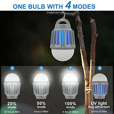 Bug Zapper Light Bulb - 2 in 1 Electronic Insect Killer, Mosquito