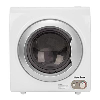 Panda 1.50 Cu.Ft Compact Laundry Dryer White and Black