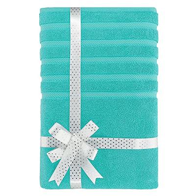 American Soft Linen 6 Piece Turkish Cotton Bath Towel Set - Turquoise