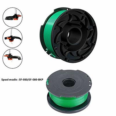GH3000 Trimmer Replacement Spools Compatible with Black and Decker SF-080  LST540 Weed Eater, 20ft 0.080 inch GH3000R LST540B LST540 Edger Refills  Parts, SF O80 Auto-Feed Single Line Cord (10 Pack) - Yahoo Shopping