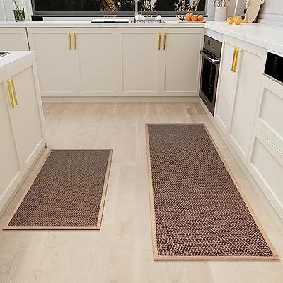 Kitchen Mat 2PCS Comfort Kitchen Rugs and Mats, Cushioned Kitchen