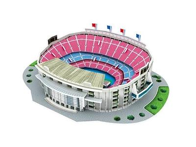 Classic Football Stadium Puzzle,3D Puzzle Soccer Club Venues,3D Paper Model  Building Puzzle Kit, Soccer Stadium Souvenir Gift,Handmade Puzzle