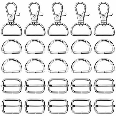 Anbys D Rings for Purse, 4Pcs Heart Shape Swivel Snap Hook Clasp+ 4Pcs D  Rings Bag Replacement Hardware Accessories for DIY Crossbody Bag Shoulder  Handbags Purse Making (Silver) - Yahoo Shopping