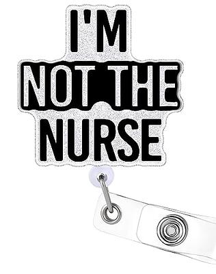 Nurse Life Badge Reel for Nurse, Nurses & Nursing; Bling Glitter