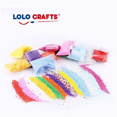 Slime Foam Beads Floam Balls – 18 Pack Microfoam Beads Kit 0.1-0.14 inch  Micro Colors Rainbow Fruit Beads Craft Add ins Homemade DIY Kids  Ingredients Flote Microbeads Supplies Mini Small - Yahoo Shopping