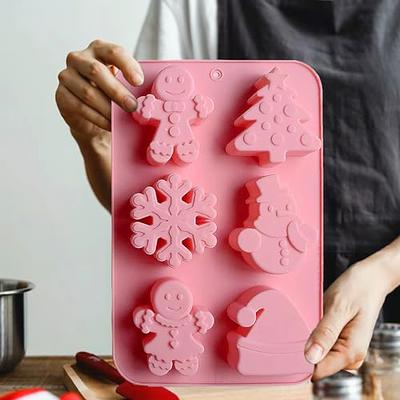 Christmas House Silicone Ice Cube Tray / Mold - Holiday Bells