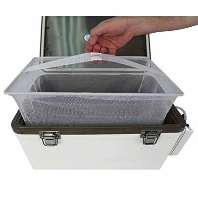 Live Bait Cooler Fishing Bait Station Hard Shell Fishing Lure Box