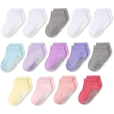 CozyWay Non-Slip Ankle Grip Low Cut Toddler Socks, 14 Pack for Girls,  Pastel Colors, 3-5 Years Old - Yahoo Shopping