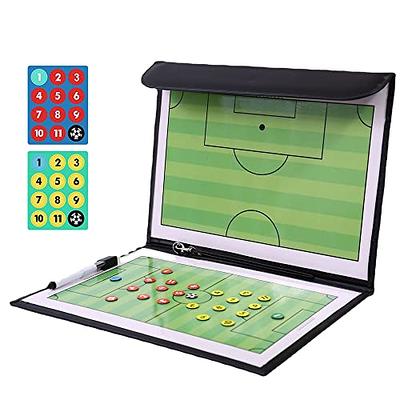 Soccer Clipboard for Coaches, Dry Erase Clipboard, Double Sided Lineup  Coach Whiteboard with Whistle and Markers – Soccer Coaching Equipment  Playbook Board Gear, Coaching Tactics Board - Yahoo Shopping