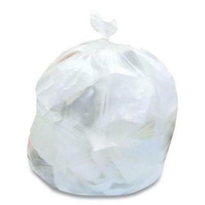 Coastwide Professional™ 30 Gallon Trash Bag, 30 x 37, High Density, 8  mic, Natural, 20 Rolls (CW57