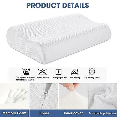 FAIORD Cervical Pillow for Neck Pain Relief,Contour Memory Foam