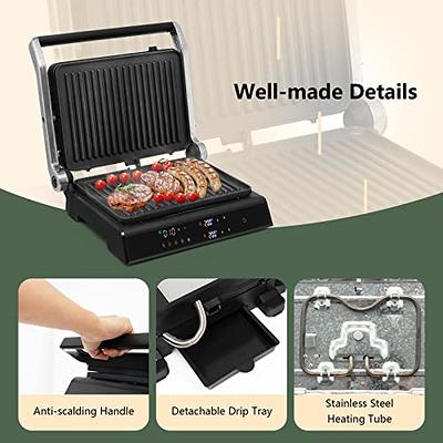 Sandwich Maker, Yabano Toaster and Electric Panini Grill with Non-stick  Coating Plate, Easy to Clean, Heating Up Fast, Built in Indicator Lights