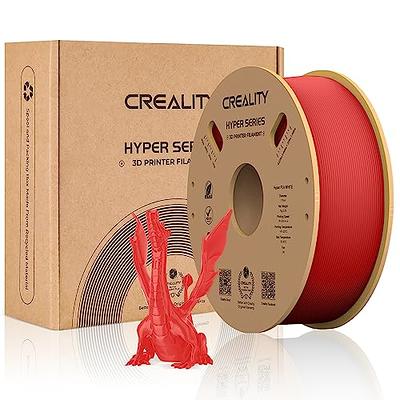 Creality PLA Filament Pro, Hyper PLA High Speed 3D Printer Filament, 1.75mm  Black Printing Filament, 1kg(2.2lbs)/Spool, Dimensional Accuracy ±0.03mm.