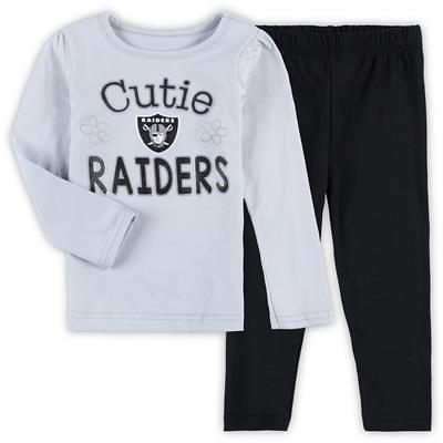 Girls Newborn & Infant Las Vegas Raiders Black/Heathered Gray All