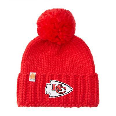 New Era Men's Kansas City Chiefs Sideline Ink Red Knit Beanie