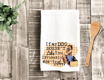 You're Not A Hot Mess, You're a Spicy Disaster - Funny Tea Towel - Snarky  and Sarcastic Kitchen Towel - Funny Kitchen Towels - Gift for BFF