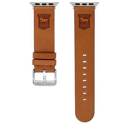 Tan Ipswich Town F.C. 38/40/41mm Logo Sport Leather Apple Watch Band -  Yahoo Shopping