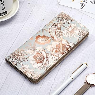 Ultra Slim Thin Leather Credit Card Holder Bifold Clutch Wallets for Women  Gifts