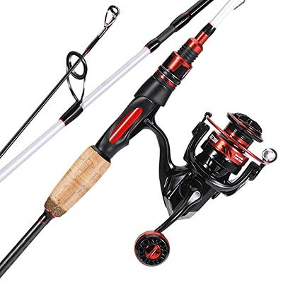 Sougayilang Spinning Combo, Medium Heavy Fishing Pole and 2000 Spinning  Reel Set, Fishing Rod and Reel Commbo for Bass Fishing Tackle-Pearl  White-5.9ft and 2000 Spinning Reel - Yahoo Shopping