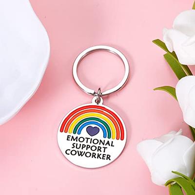 Coworker Leaving Gifts Emotional Support Coworker Keychain Gifts