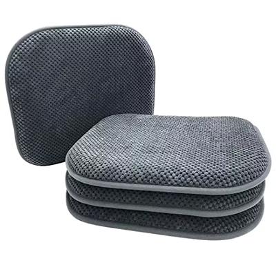 BUYUE 14 Metal Chair Cushion with Magnetic 1 Piece, Luxury PU Leather  Waterproof Anti-Slip Seat Pad for Kitchen Cafe Dining Bistro Stackable  Chairs