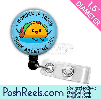 I May Be Wrong But Doubt It Badge Reel, Funny Retractable Reel Topper