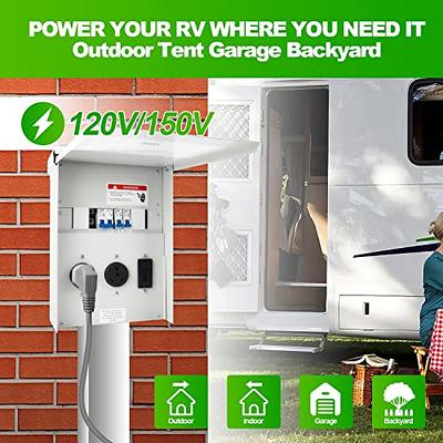 RV Power Outlets & Receptacles  Outdoor, Indoor, Weatherproof 