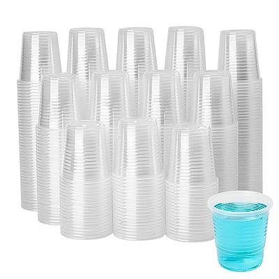 Lilymicky 500 Pack 3 oz Disposable Plastic Cups, Bathroom Cups, 3 Ounce  Plastic Mouthwash Cups, Smal…See more Lilymicky 500 Pack 3 oz Disposable