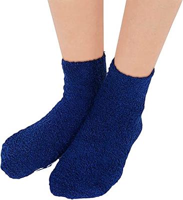 Fuzzy Anti-Slip Socks for Women Girls, Cozy Slipper Socks with Grippers, Functional Slipper Socks, Cozy Gifts for Women, Gifts for Her