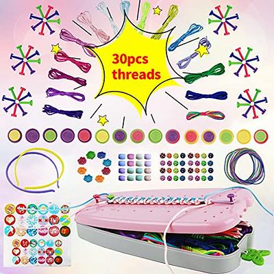 Girls Crafts Friendship Bracelet String Making Kit - Birthday Christmas  Gift for Kids Age 7 8 9 10 11 12+ Year Old, DIY Bracelet Jewelry Maker Toys