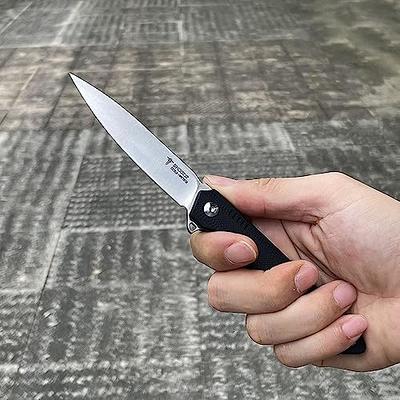 Drop Point Knife with Ceramic Bearings