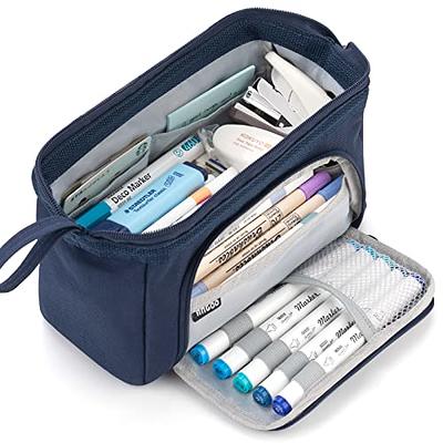 EASTHILL Large Capacity Pencil Case Multi-slot Pen Bag Pouch