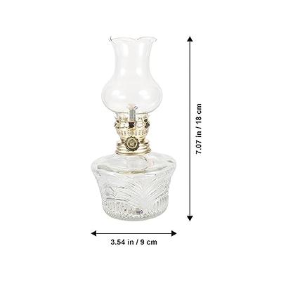 AOKWAWALIY 2pcs Kerosene lamp Holder Kerosene lamp Wick Oil Lamps for  Indoor use Kerosene lamp Burner Garden Oil lamp Burners Oil Burner with  Wick Oil