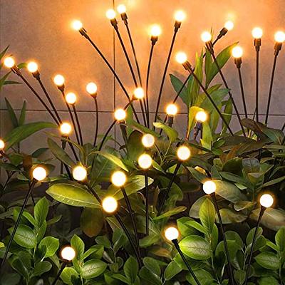 2pcs Firefly Light Garden Solar LED Light Decor Sparkle Stake