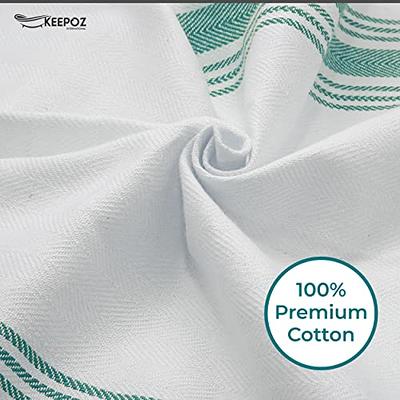 Kitchen Towels [12 Pack], 15 x 25 Inches, 100% Ring Spun Cotton