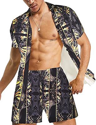 Men's Hawaiian Shirt - Casual Short Sleeve Button Up With Pocket For Summer  Beach Vacations - Temu